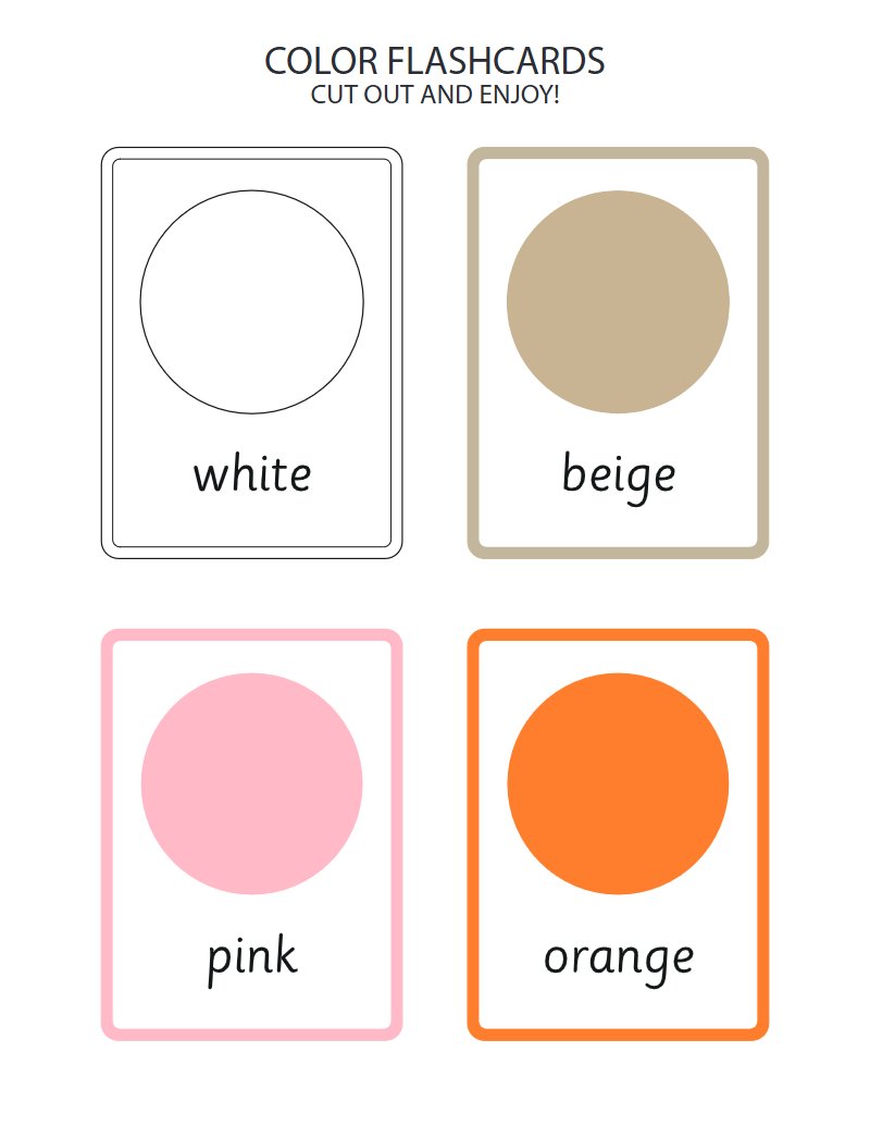 Color Flashcards preview