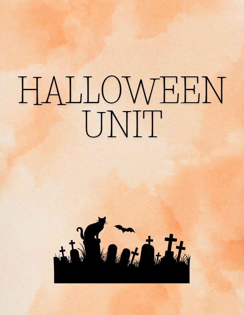 Preschool Halloween Unit preview