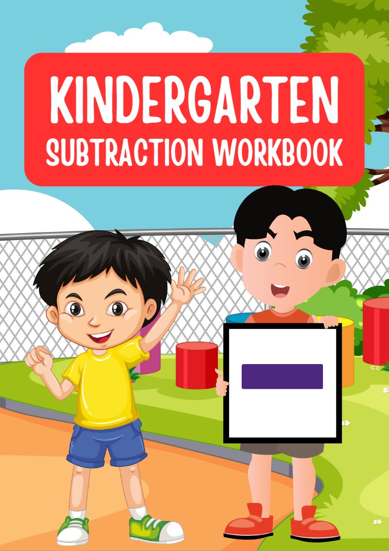 Kindergarten Subtraction Workbook preview
