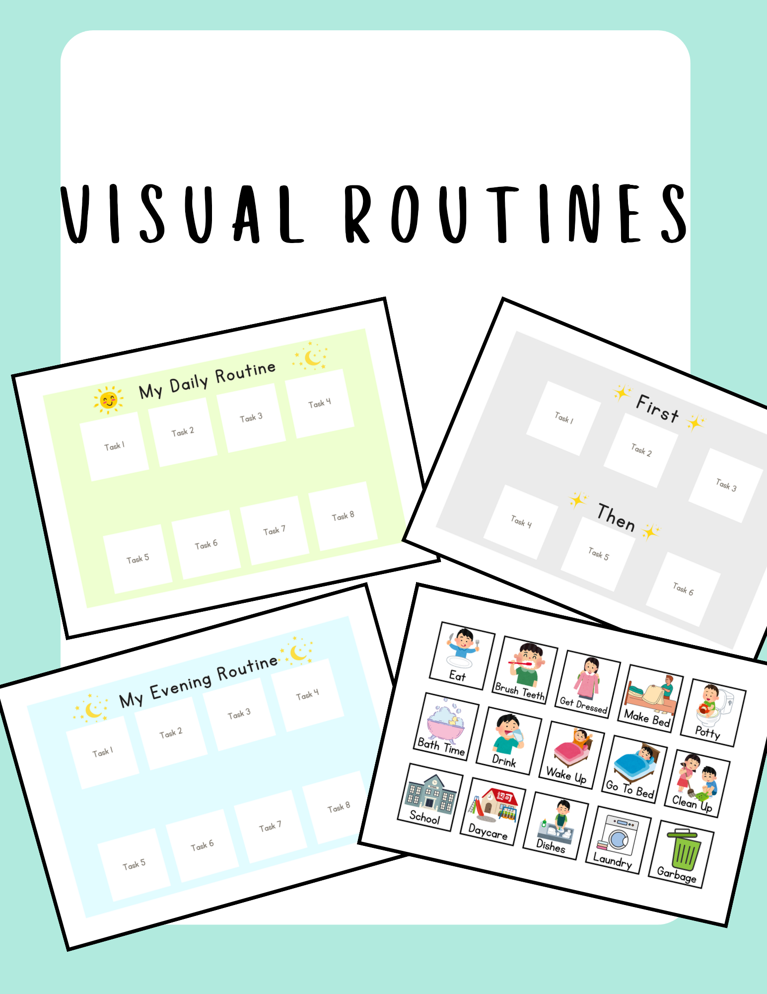 Visual Routine for Kids | Daily Schedule & Speech Support preview